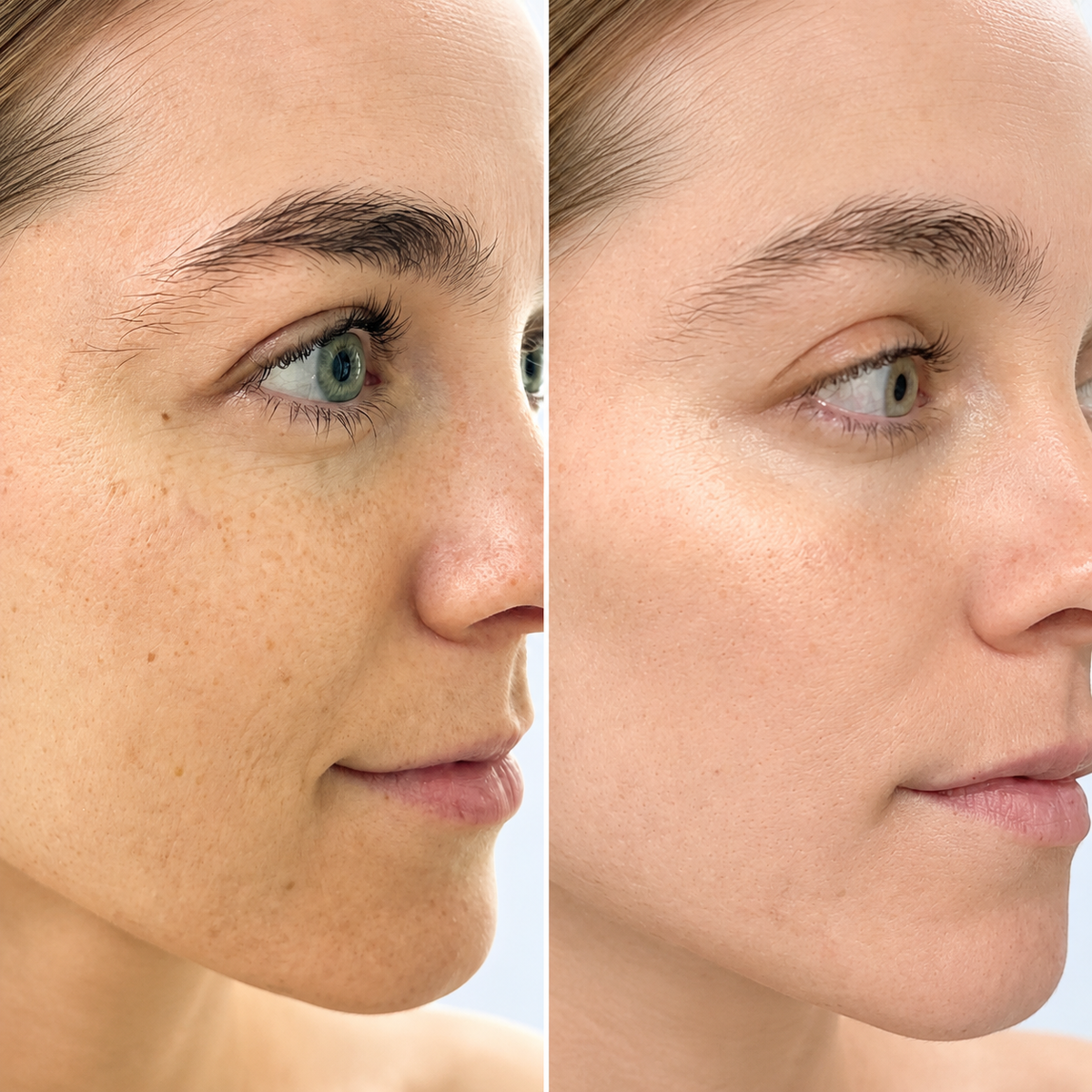 Before and after result